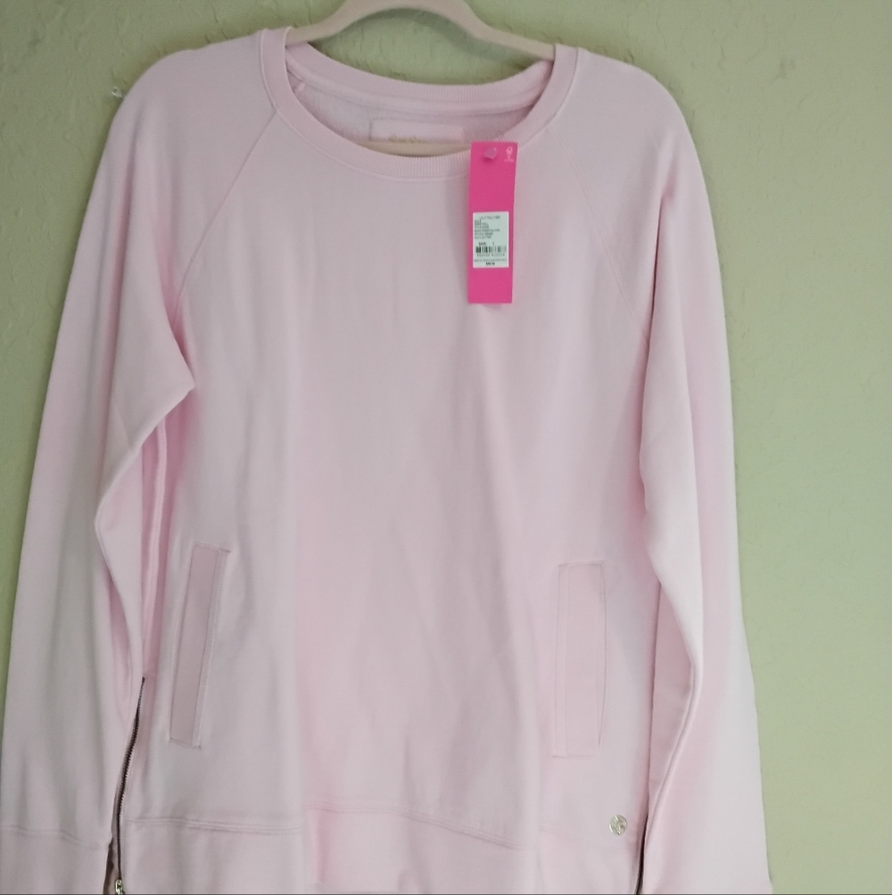 Lilly Pulitzer Beach Comber Pullover Sweatshirt - NWT - Size Large